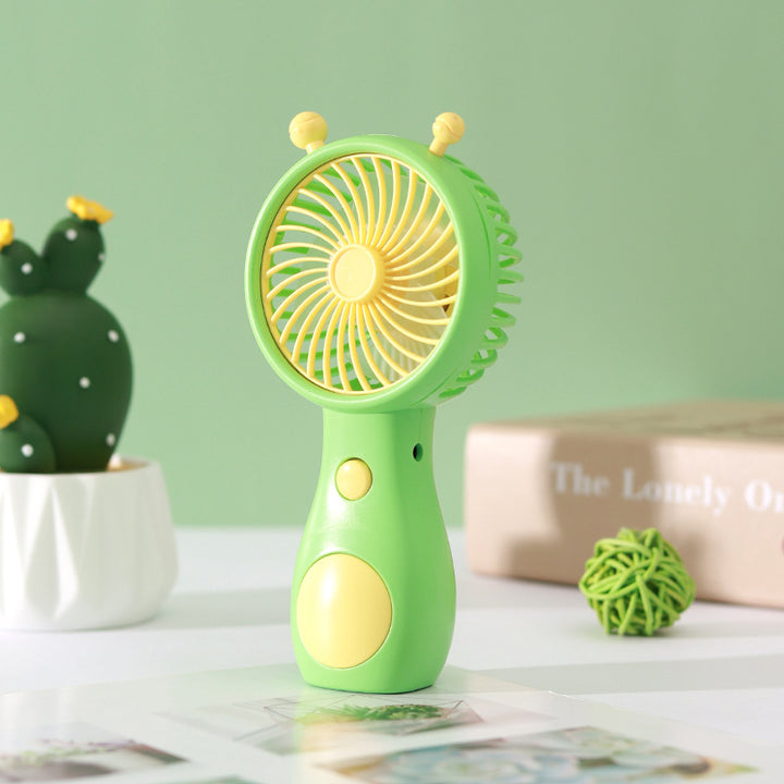 Unisex Mini Snail-Shaped USB Rechargeable Desk Fan Stornfield