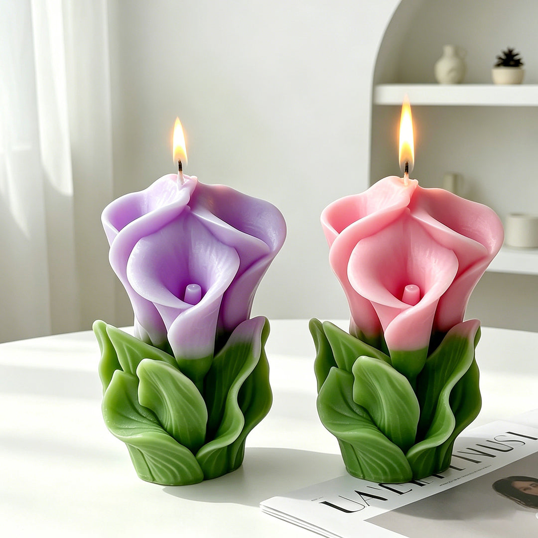 Calla Lily Decorative Candle