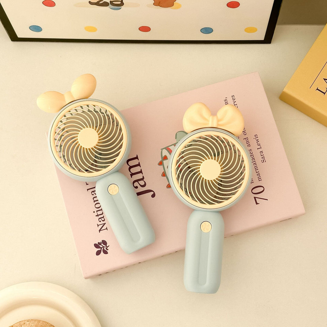 Unisex Handheld Fan in Playful Bunny Design Stornfield