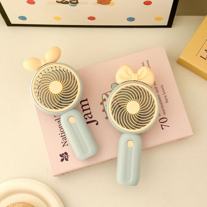 Unisex Handheld Fan in Playful Bunny Design Stornfield