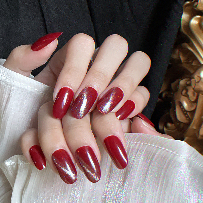 Glamorous artificial fingernails with shine and glitter effect Stornfield