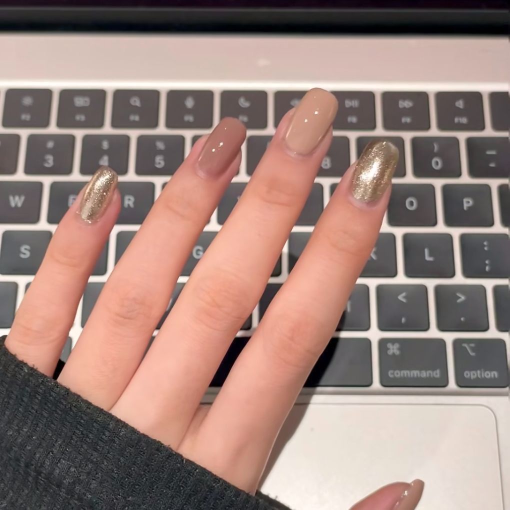 Elegant Multi-Textured Nail Art