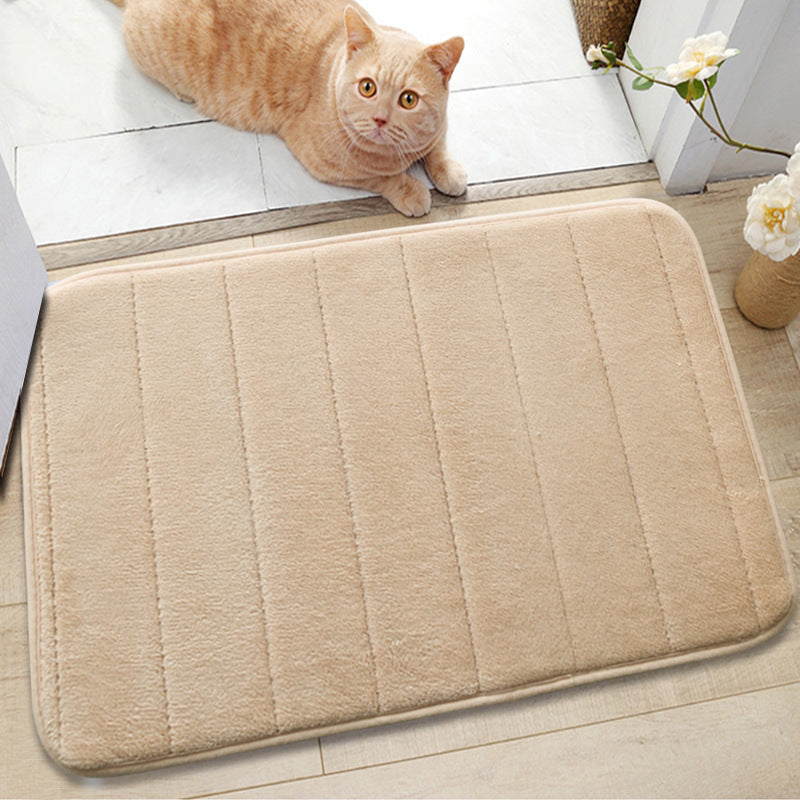 Soft Plush Bathroom Comfort Mat