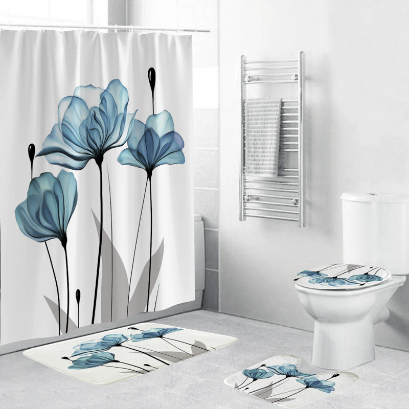 Leafy Botanical Themed Bathroom Ensemble Stornfield