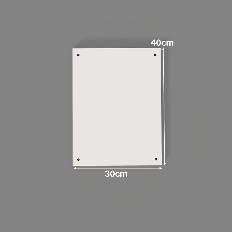 Heavy-Duty Square Mounting Cover Plate with Four Corner Fastener Holes