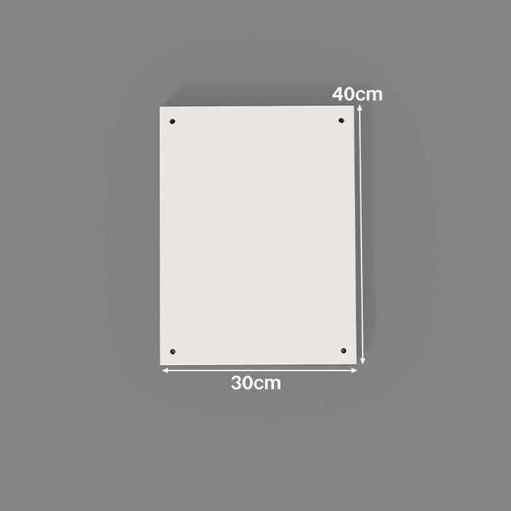 Heavy-Duty Square Mounting Cover Plate with Four Corner Fastener Holes