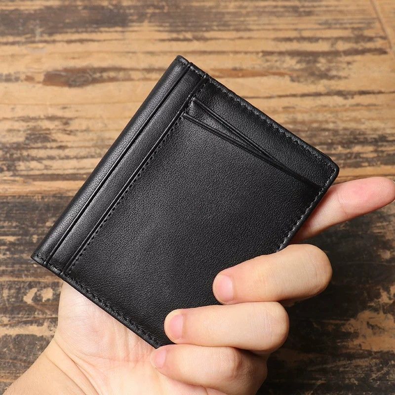 Premium Leather Minimalist Cardholder