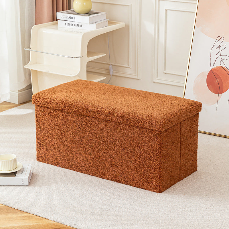 Plush Storage Ottoman Stornfield