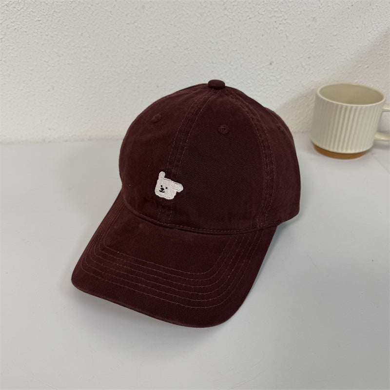 Women's Cute Embroidered Bear Cap Stornfield