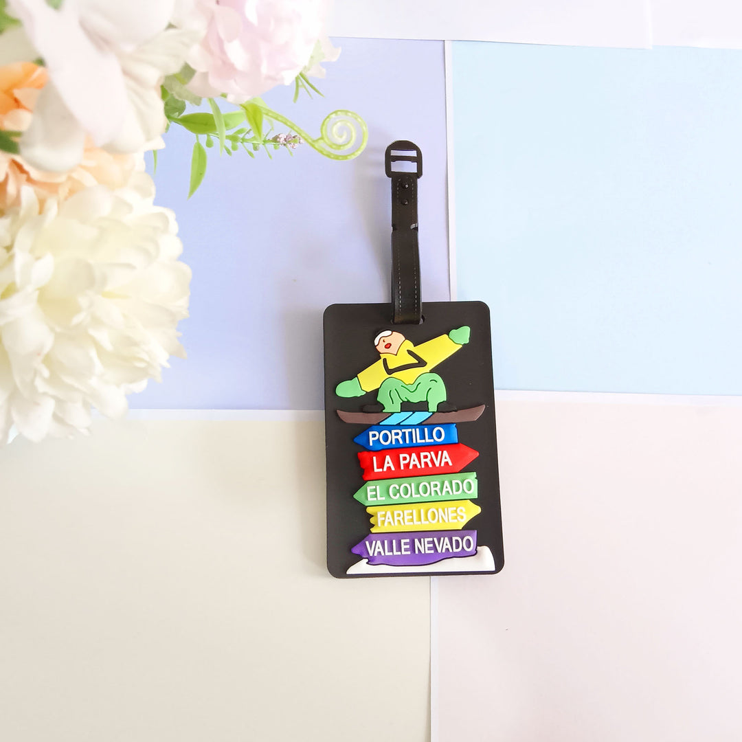 Unisex Luggage Tag with Airplane Design Bowlift