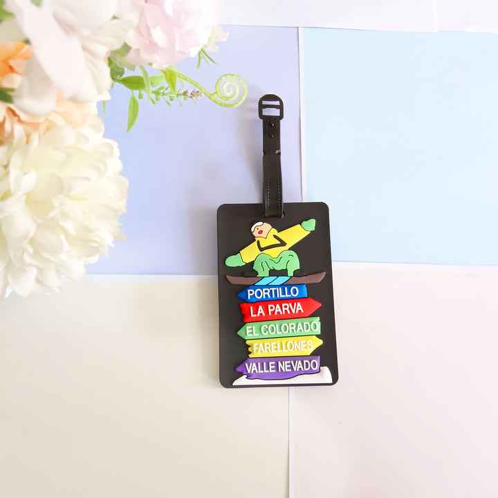 Unisex Luggage Tag with Airplane Design Bowlift