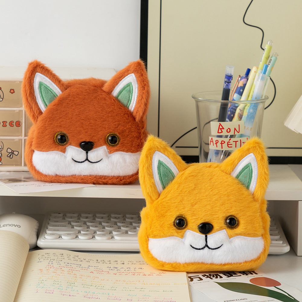 Plush Fox-Shaped Pencil Case Stornfield