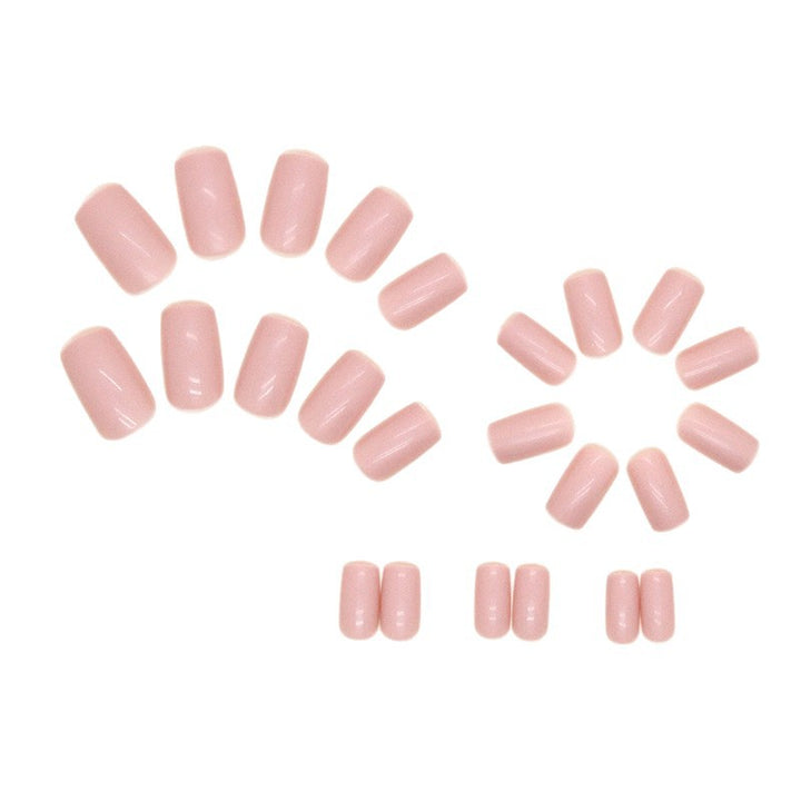 Glossy Natural Press-On Nails Stornfield
