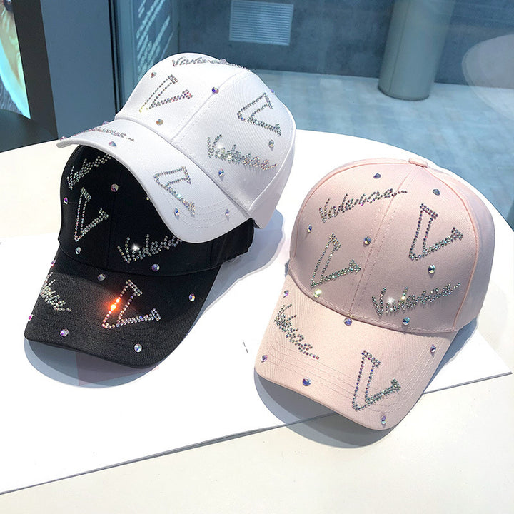 Women's Rhinestone Accented Adjustable Baseball Cap Stornfield