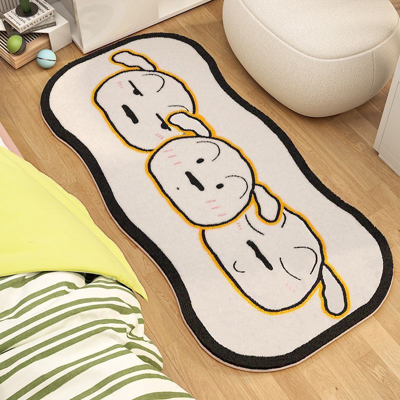 Whimsical Hamburger-Themed Area Rug