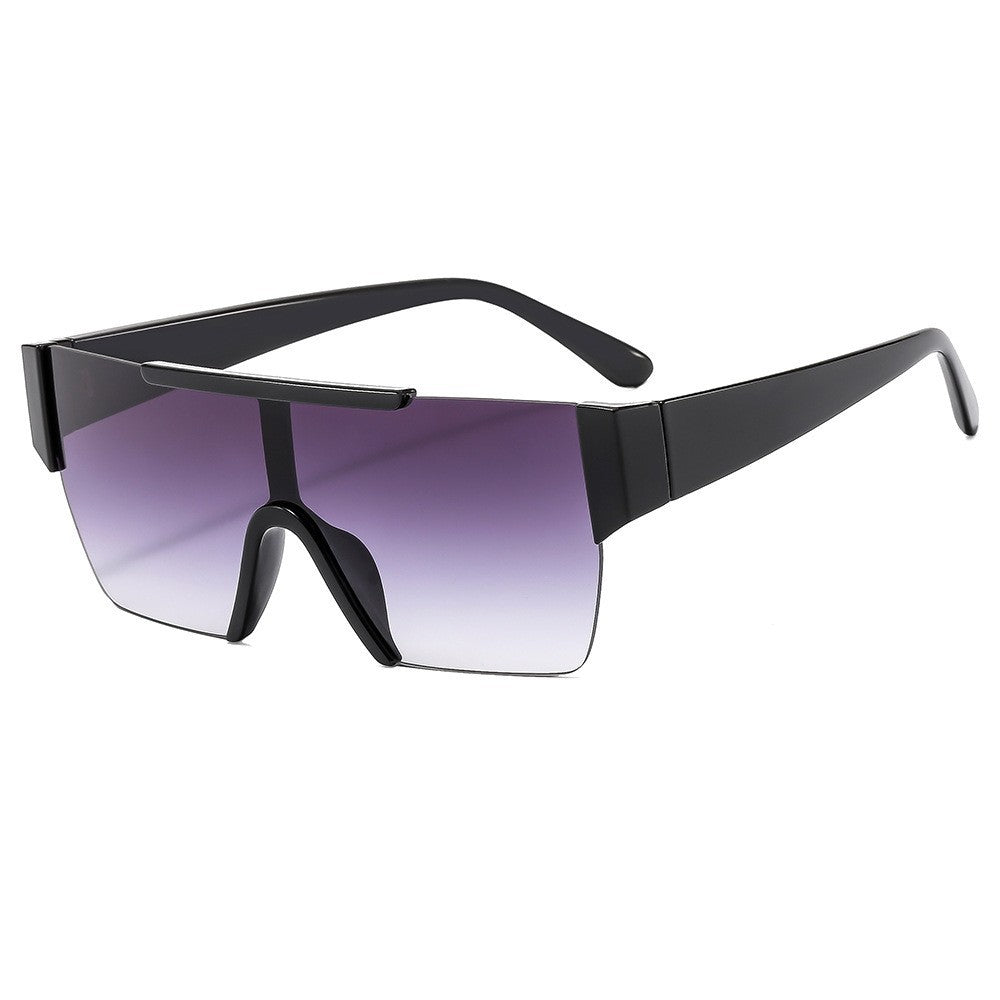 Ladies Sporty Oversized Sunglasses with Modern Protective Frame Stornfield