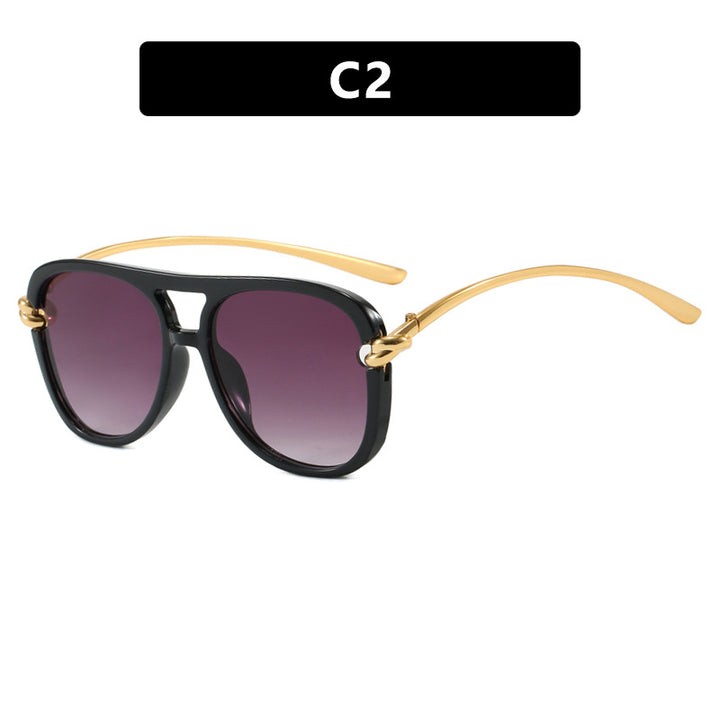 Women's sporty sunglasses with wide plastic frame and UV protection Stornfield
