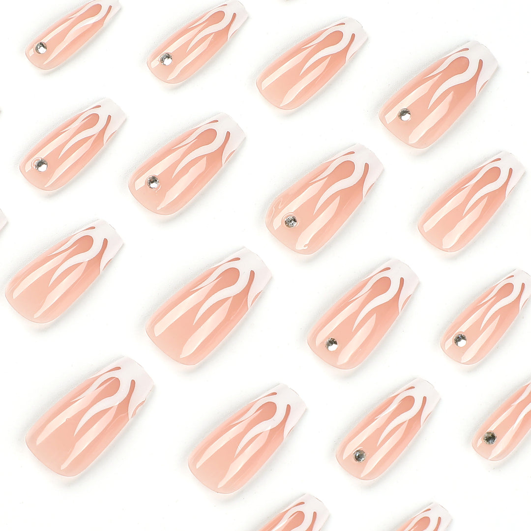 Artistic Nail Extensions with Glamorous Design Stornfield