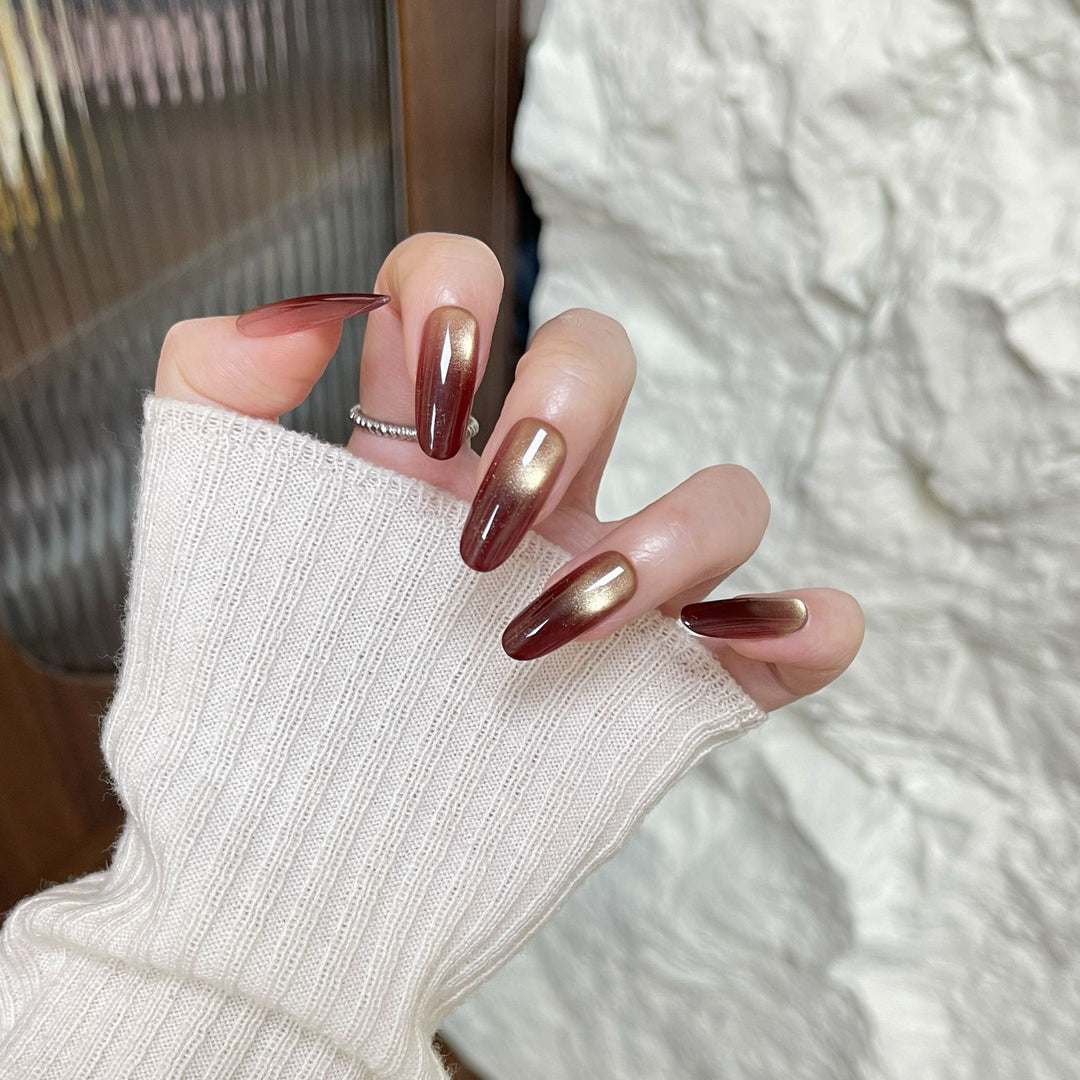 Glossy Ombre Stiletto Press-On Nails