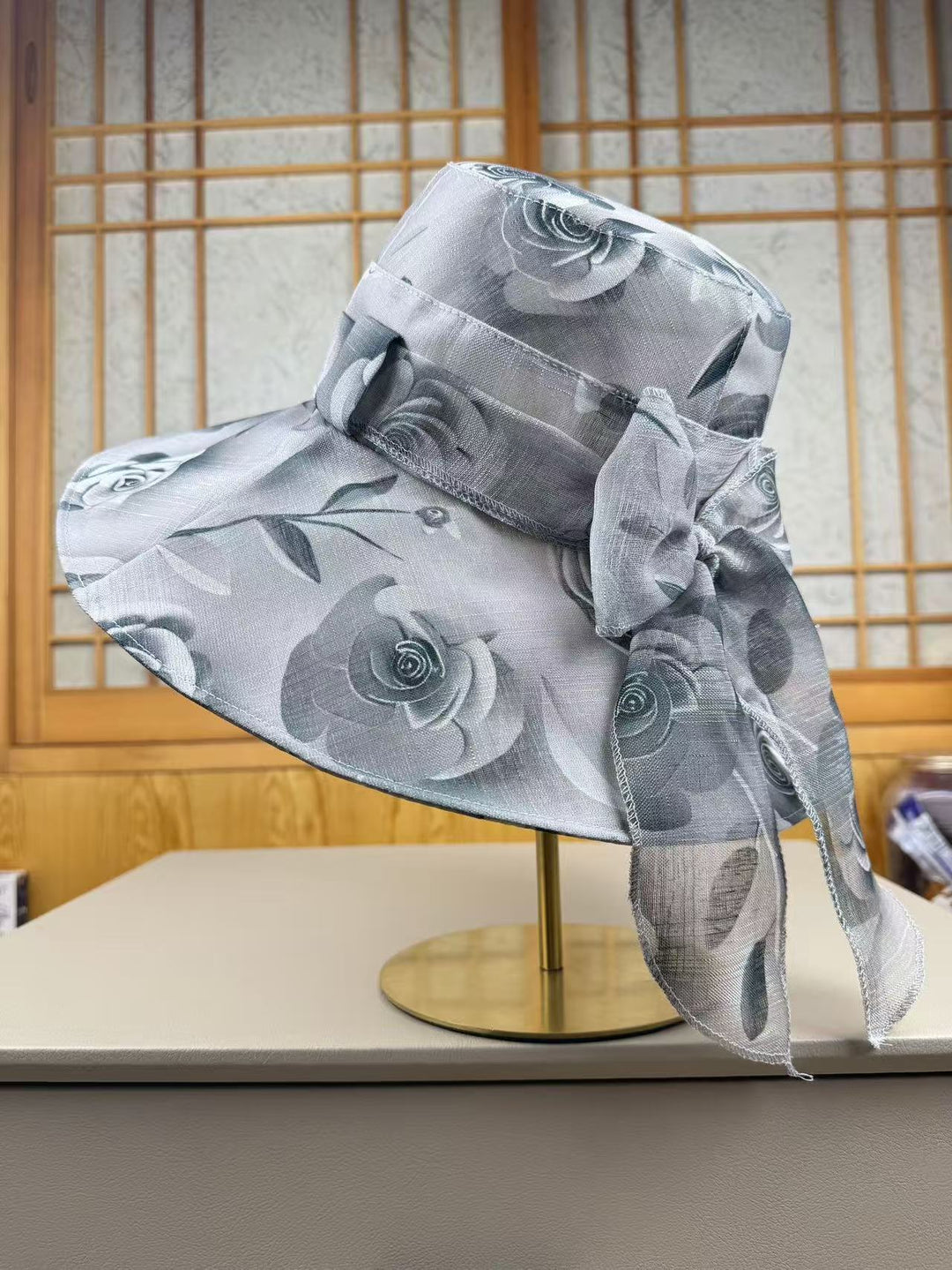 Wide Brim Floral Sun Hat Stornfield