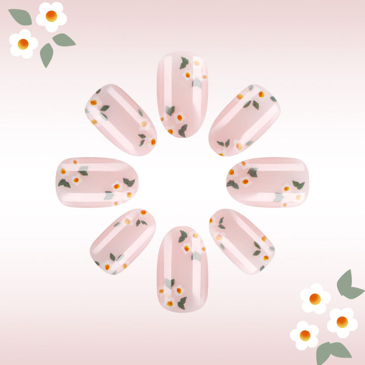 Floral Print Gel Nail Art Stornfield