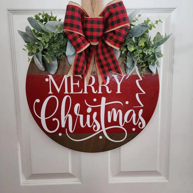 Festive Holiday Welcome Sign