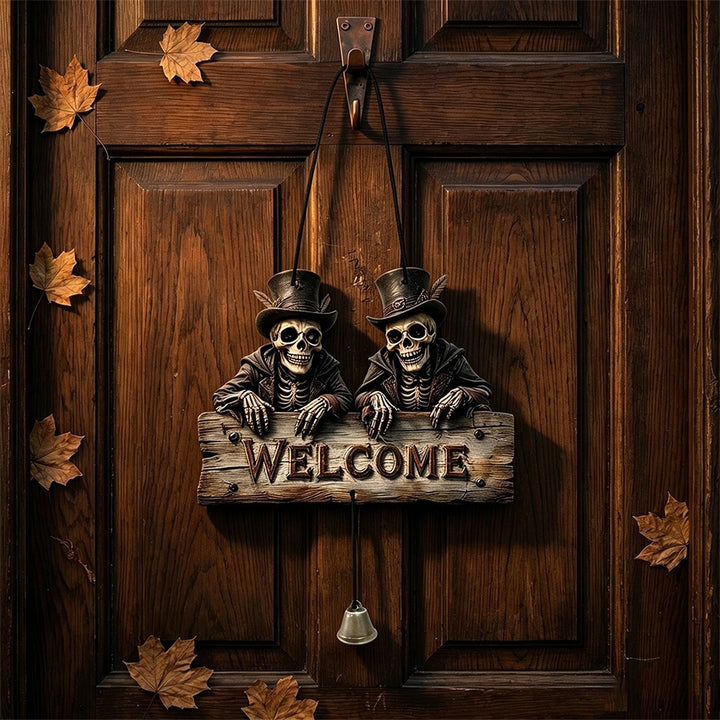 Creepy Welcome Sign Decor Stornfield