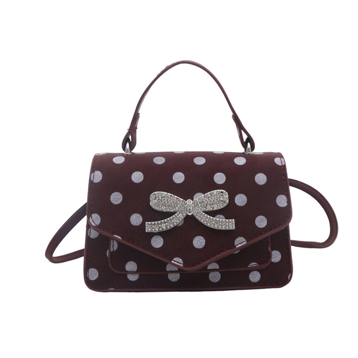 WoElegant Polka Dot Handheld Satchel Bag Stornfield