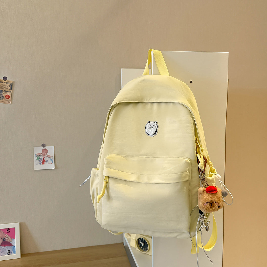 Casual Lightweight Backpack with Cute Character Charm Stornfield