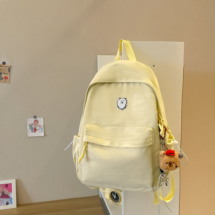 Casual Lightweight Backpack with Cute Character Charm Stornfield