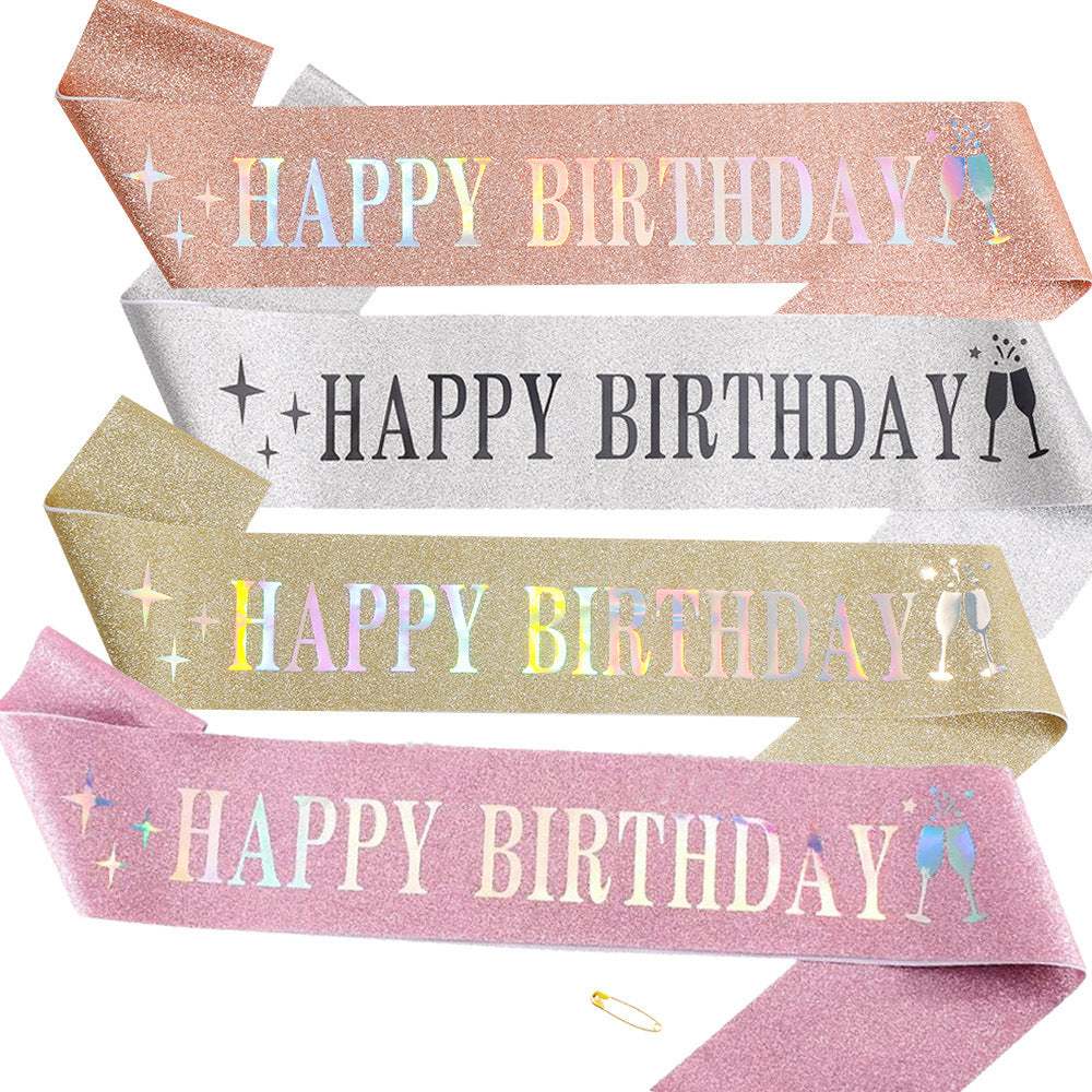 Women Funkenkrone with "Happy Birthday" lettering Stornfield