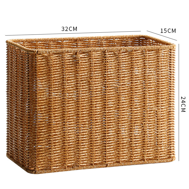 Unisex Rectangular Handwoven Storage Basket Stornfield