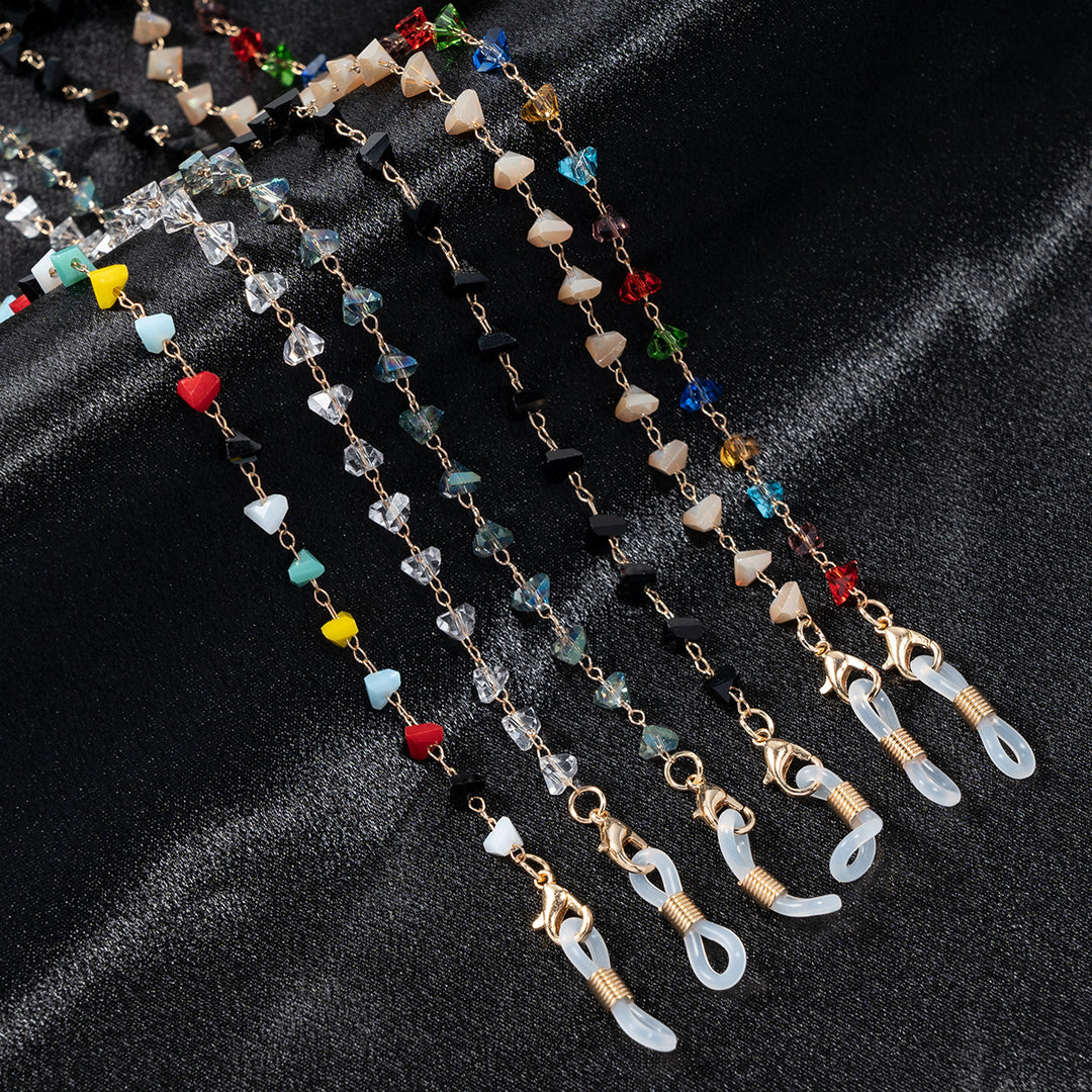 Chic Geometric Beaded Eyewear Holder Stornfield