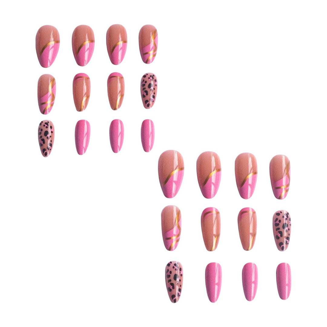 Artistic Nail Art Design Kit with Glamorous Metallic Accents