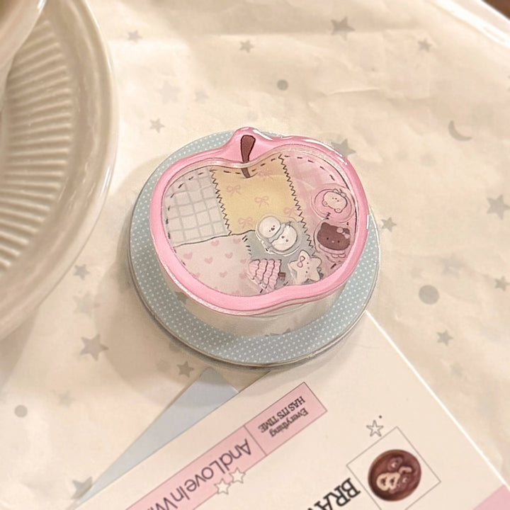 Stylish Apple-shaped cosmetic jar Stornfield