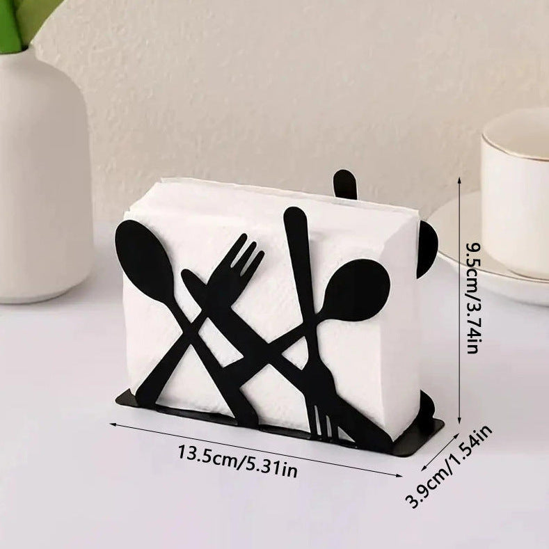 Elegant napkin holder made of metal Stornfield