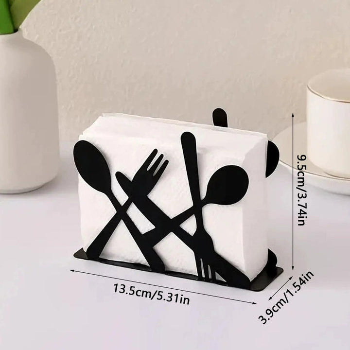 Elegant napkin holder made of metal Stornfield