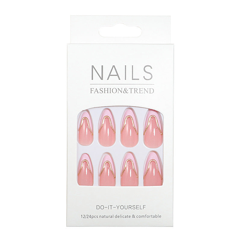 Elegant French Tip Nail Art Set Stornfield
