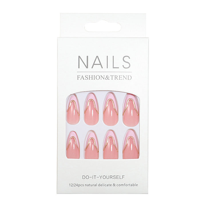 Elegant French Tip Nail Art Set Stornfield