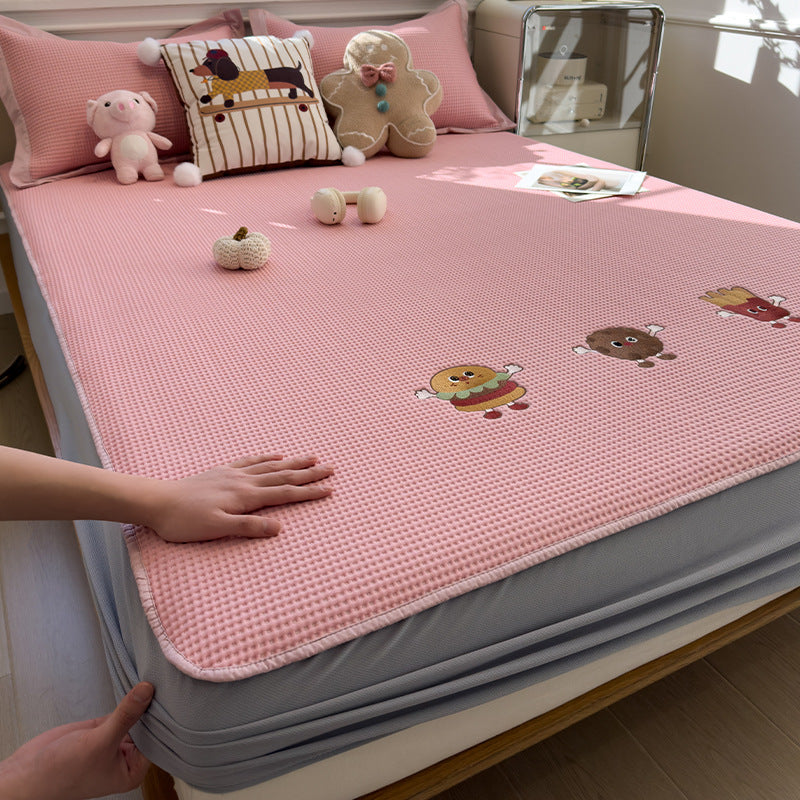 Decorative Embroidered Mattress Cover