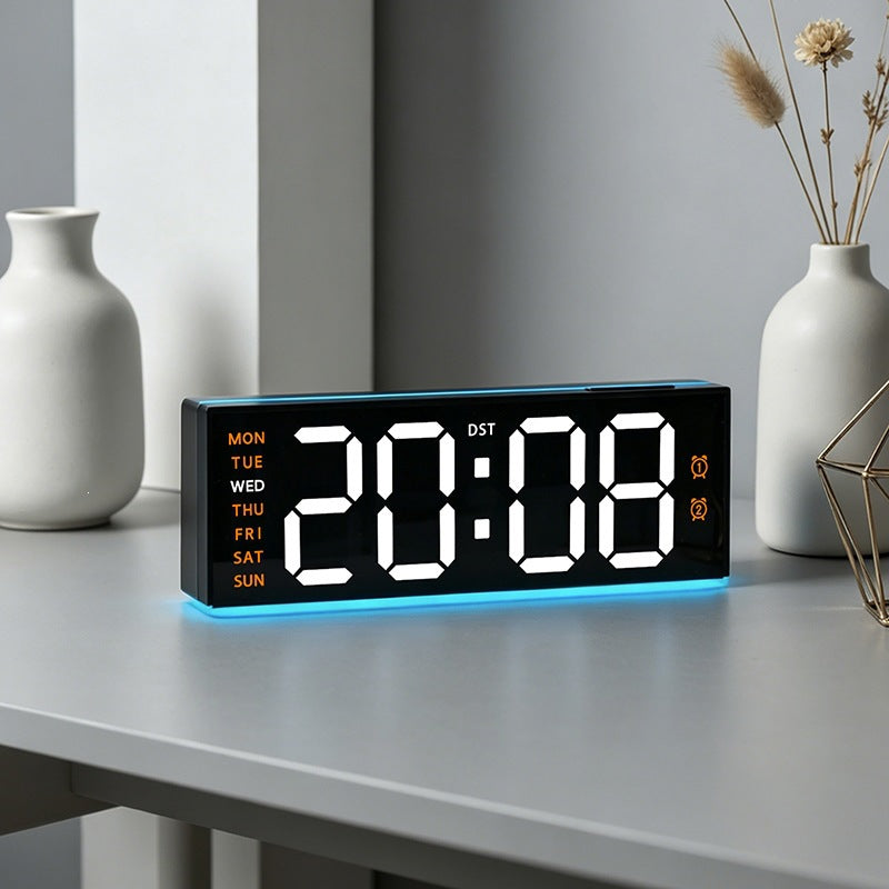 Digital alarm clock with large LED display and dual alarm function Stornfield