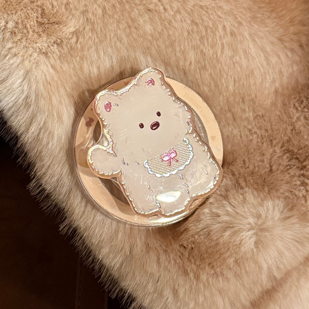 Charming hand mirror with bear motif Stornfield