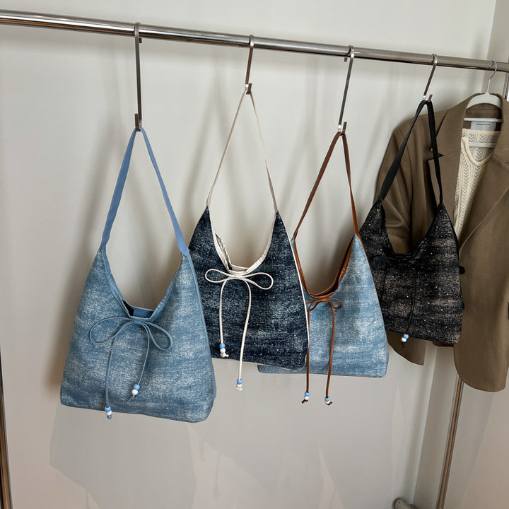 Casual Drawstring Bucket Bag