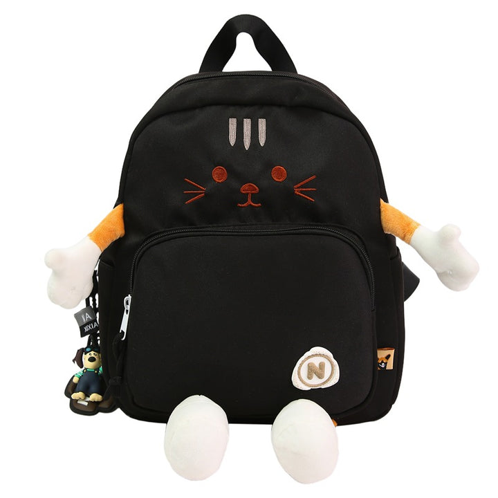 Plush Cat-Themed Backpack Stornfield