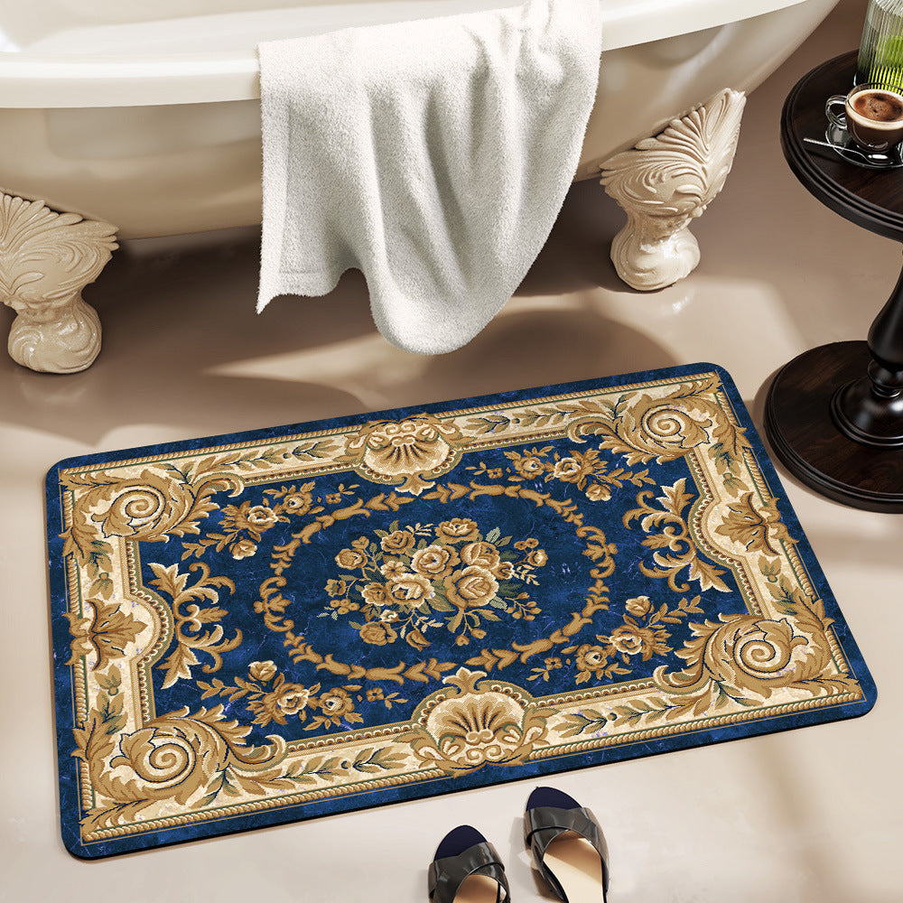 Luxurious Vintage-Inspired Bath Mat Stornfield