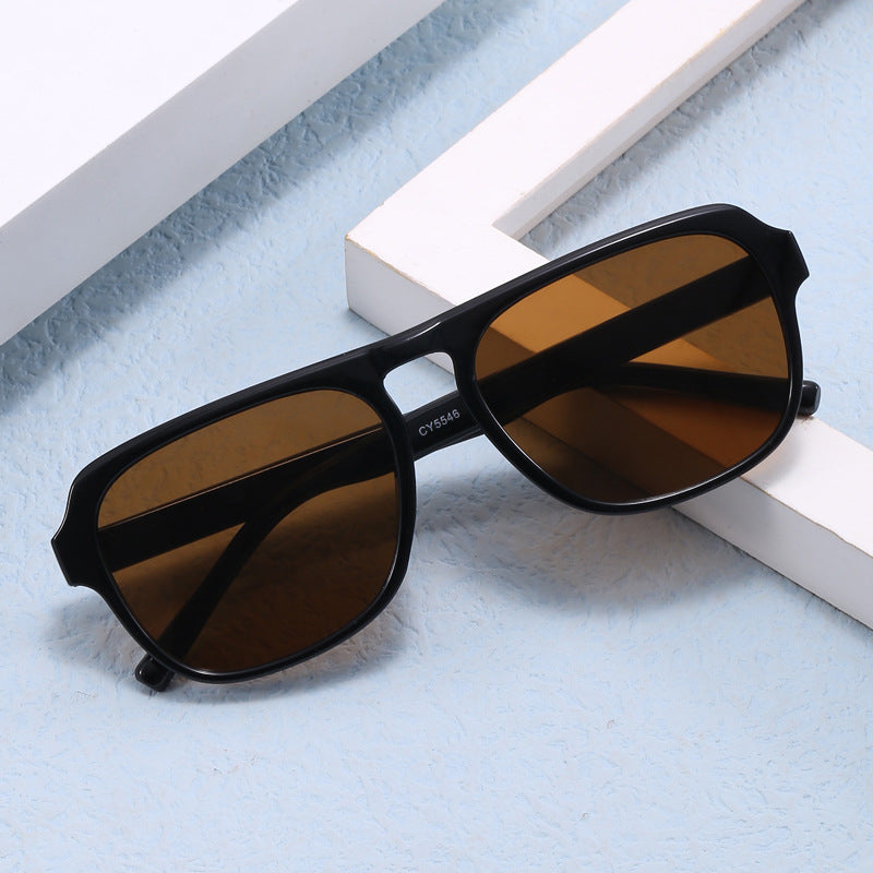 Women's modern rectangular sunglasses with polarized lenses Stornfield