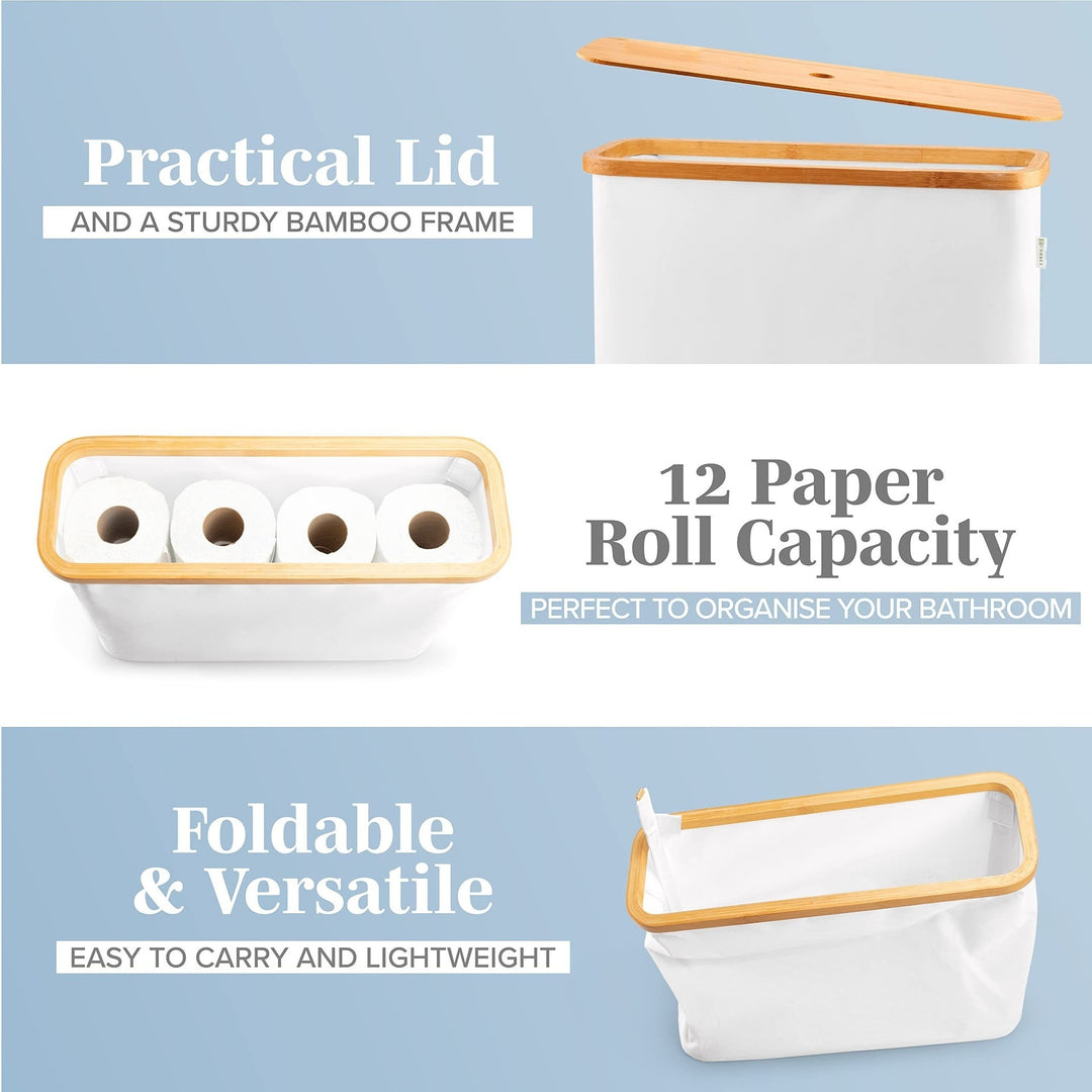 High-quality toilet paper organizer Stornfield