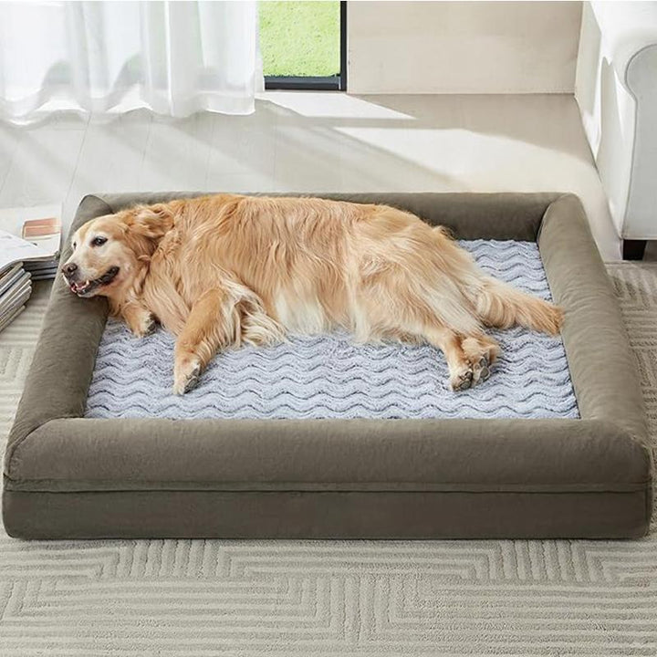 Memory Foam Dog Lounge Bed   Dog Bed