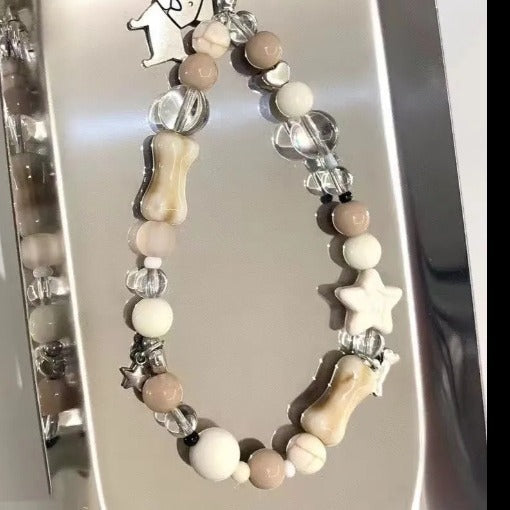 Dog-Themed Charm Beaded Bracelet Stornfield