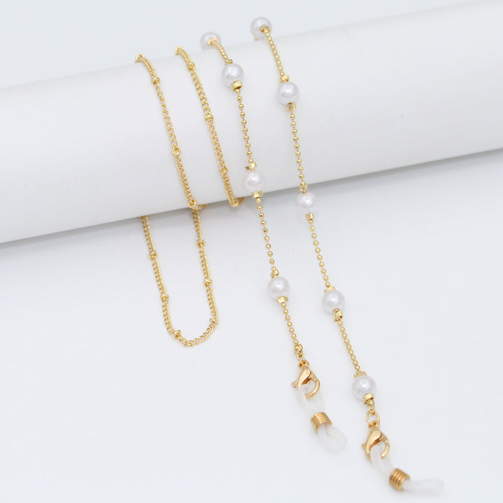 Luxe Crystal-Embellished Eyewear Chain Stornfield